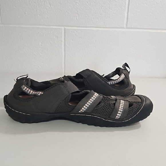 JSPORT Black Gray Pink Light Blue comfort Outdoor Sandals 8.5 - Picture 9 of 12